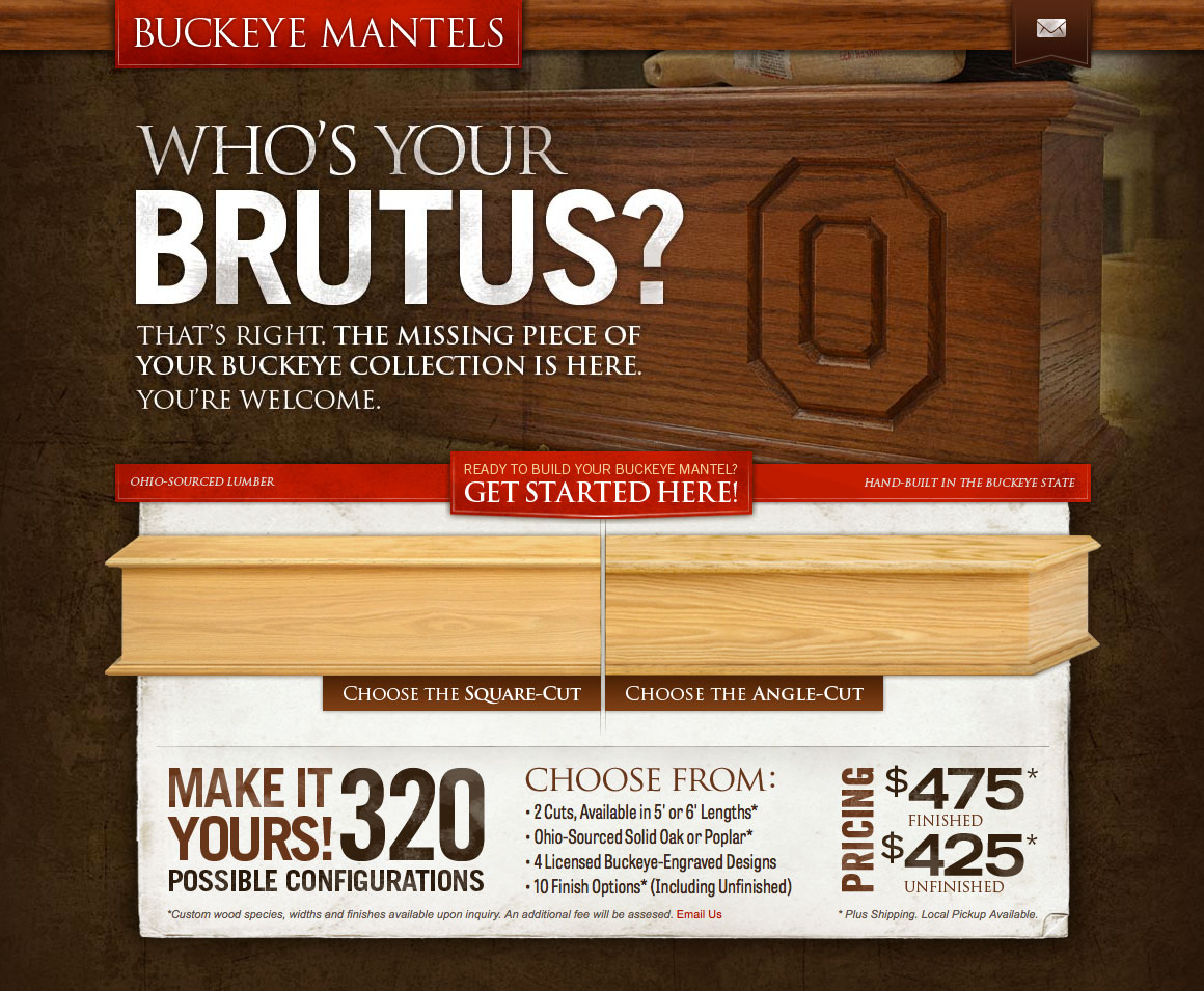 Buckeye Mantels Website Intro