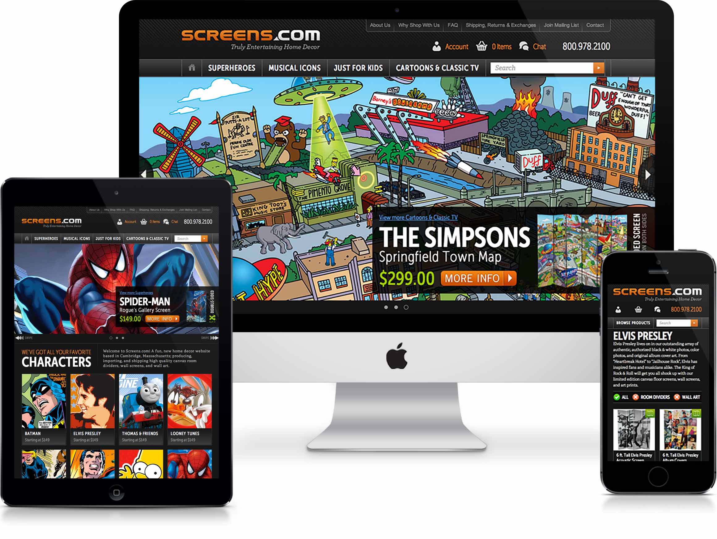Screens Website Intro